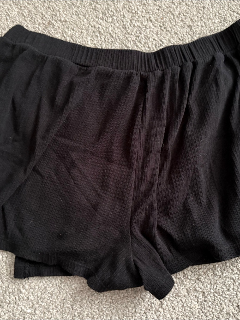 SO Black Ribbed Mini Skort - Picture 4 of 4
